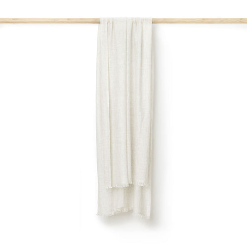 Cashmere tørklæde lysgrå